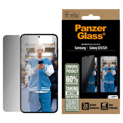 PanzerGlass Privacy Screen Protector Samsung Galaxy S25