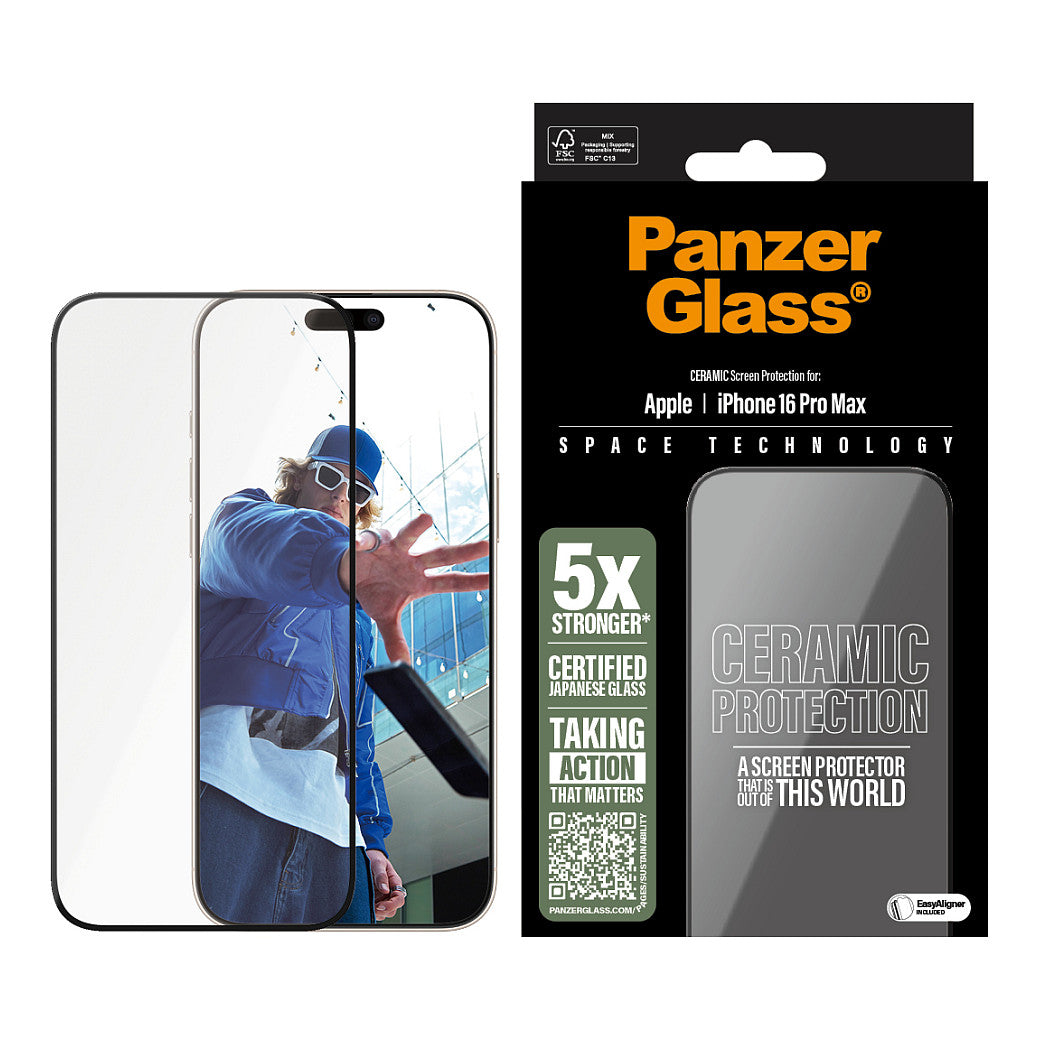 PanzerGlass Ceramic iPhone 16 Pro Max UWF