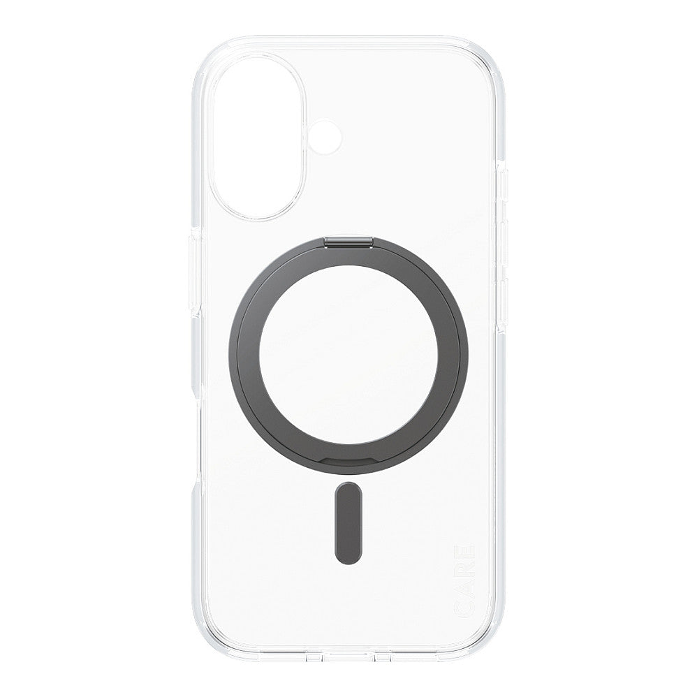 CARE Case Feature Black Kickstand MagSAFE iPhone 16