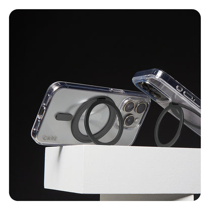 CARE Case Feature Black Kickstand MagSAFE iPhone 16