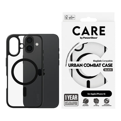 CARE Case Flagship Urban Combat Black MagSAFE iPhone 16