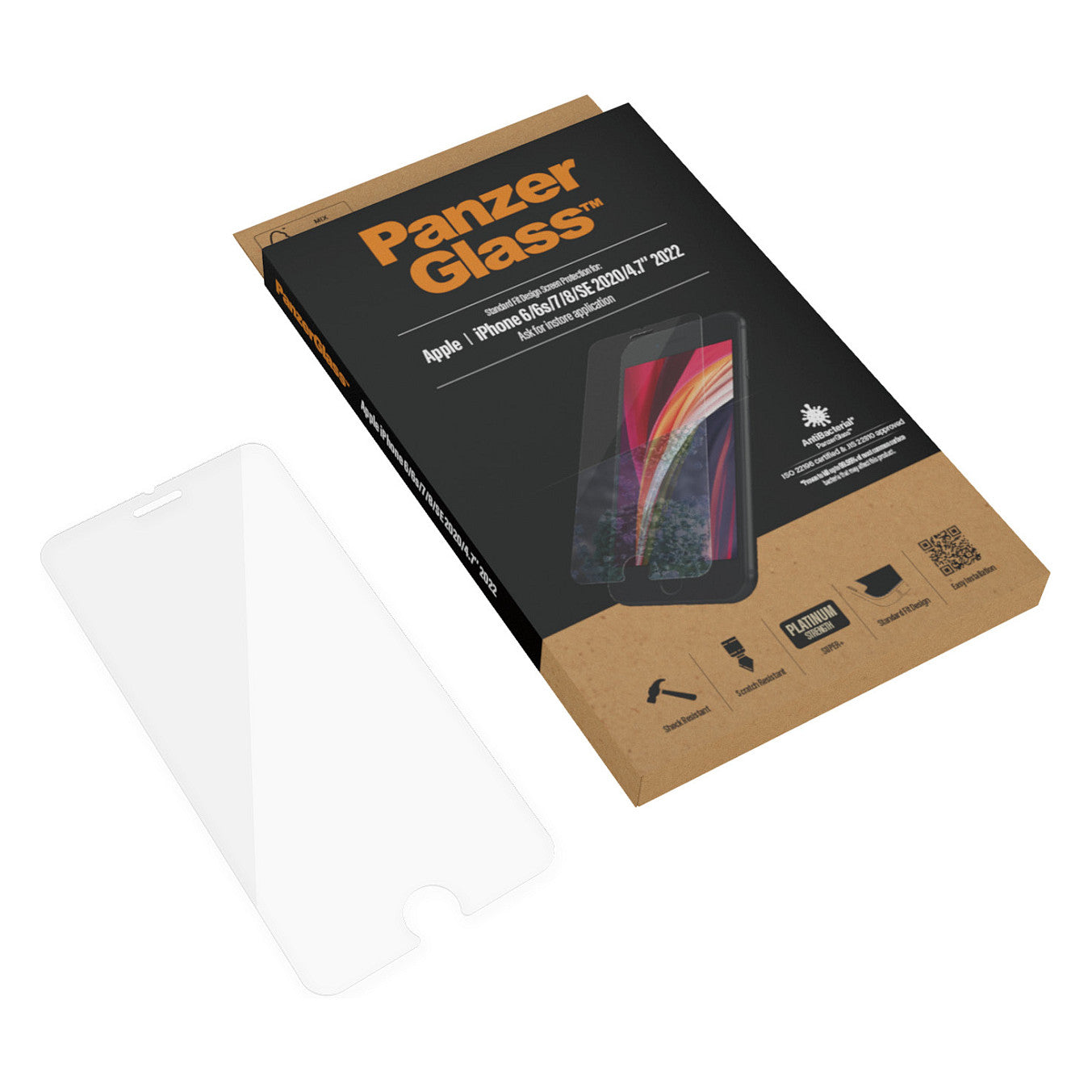 PanzerGlass f. Apple iPhone 6/7/8/SE 2020/2022