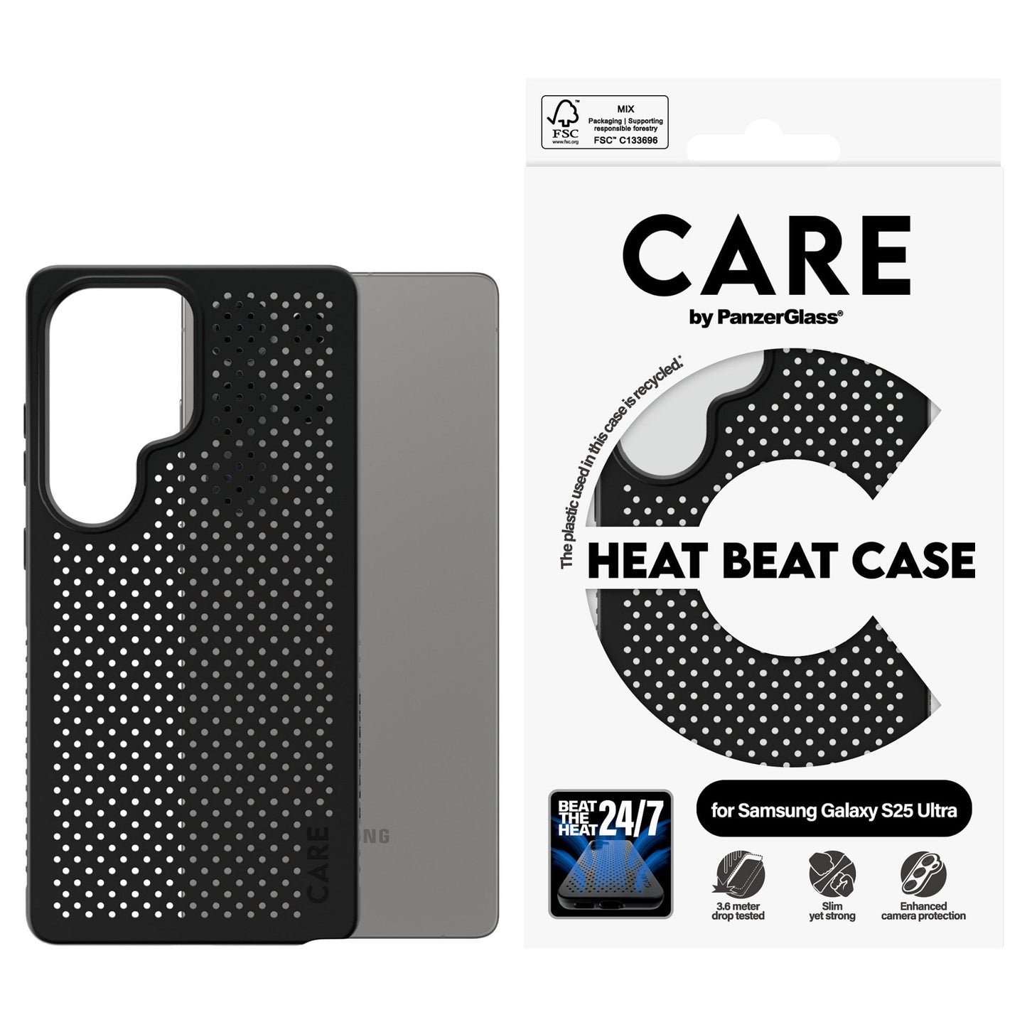 CARE Feature Case Heat Beat Samsung Galaxy S25 Ultra