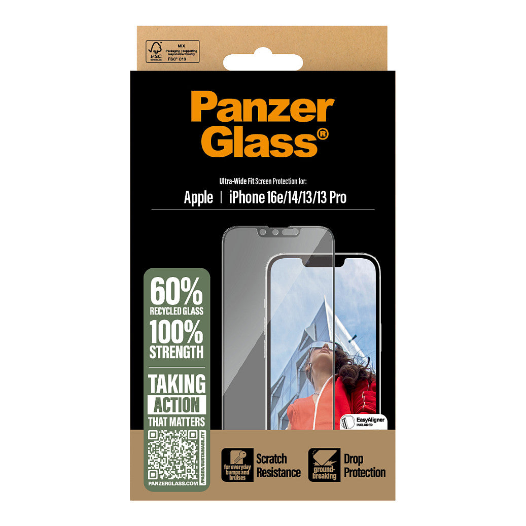 PanzerGlass UWF iPhone 16e. 14. 13. 13 Pro
