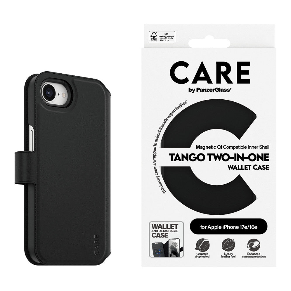 CARE Case Feature Tango 2-in-1 Wallet iPhone 16e