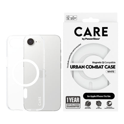 CARE Case Flagship Urban Combat MagSafe. clear iPhone 16e