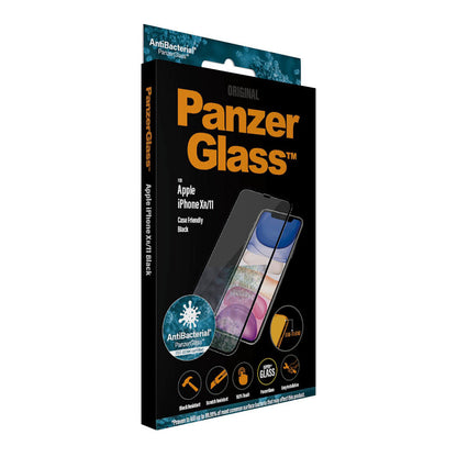 PanzerGlass iPhone 11. XR . CF. E2E. Antibakt. Black