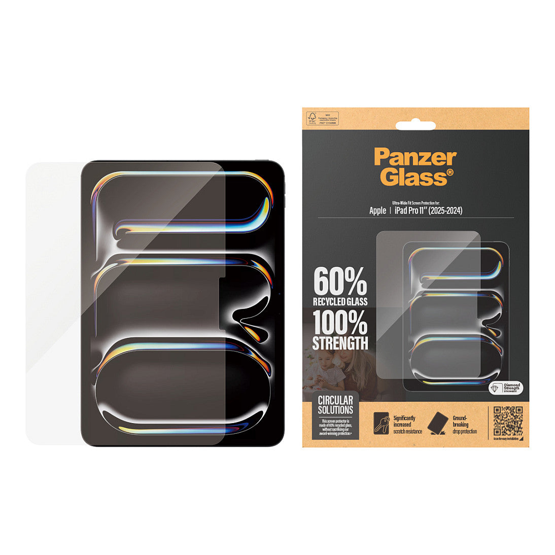PanzerGlass Displayschutz iPad Pro 11" 2024 Ultra-Wide Fit