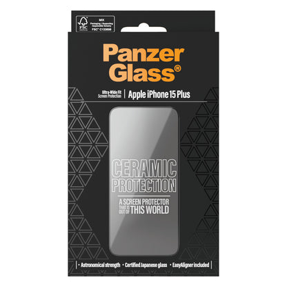 PanzerGlass Ceramic Protection f. iPhone 15 Plus Ultra-Wide F.