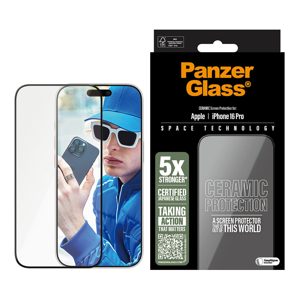 PanzerGlass Ceramic iPhone 16 Pro UWF
