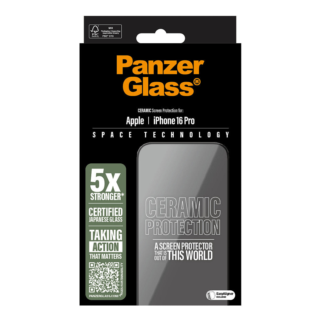 PanzerGlass Ceramic iPhone 16 Pro UWF