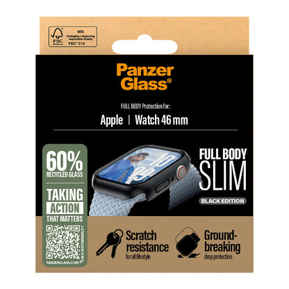 PanzerGlass Snappie Full Body Slim Black Apple Watch 10/46mm