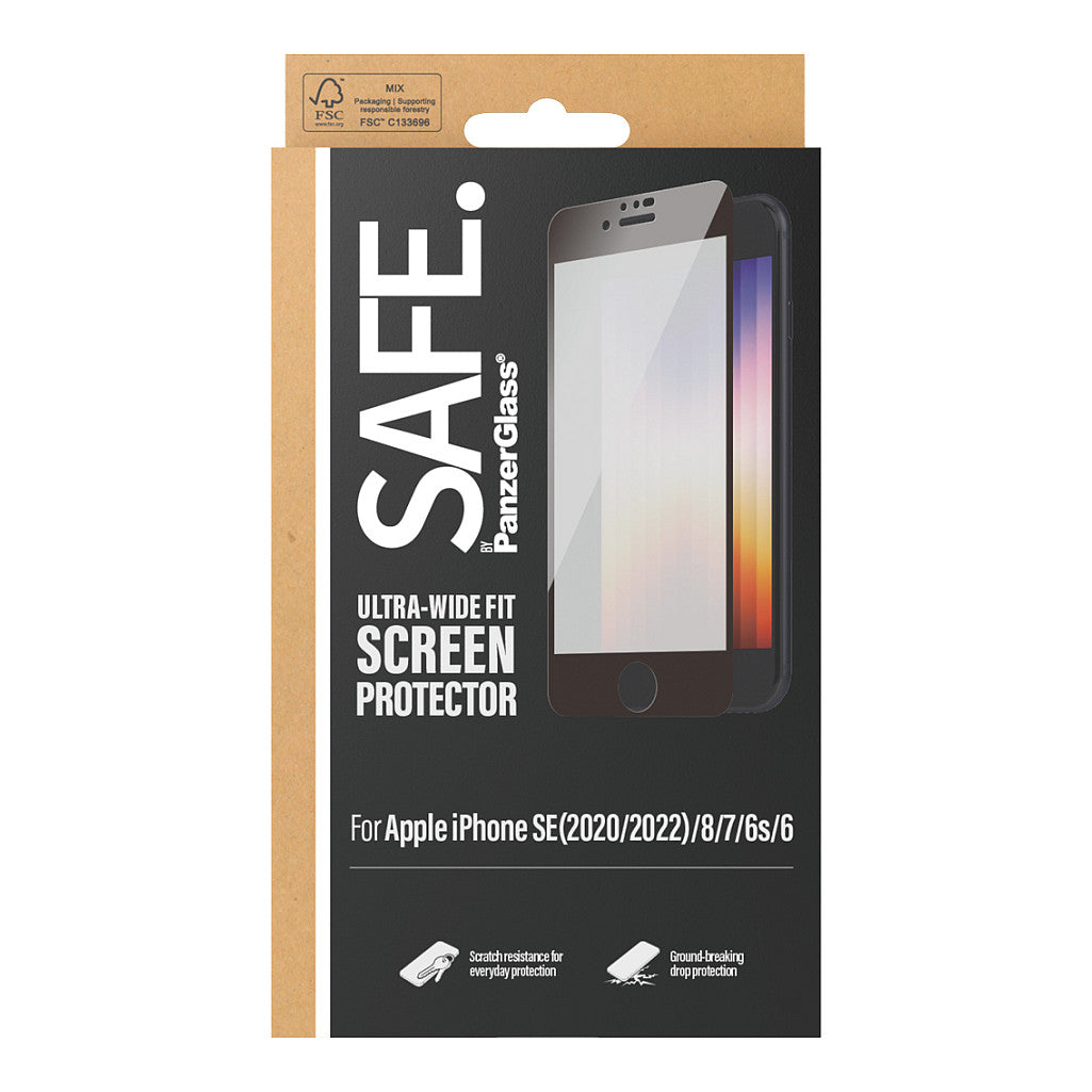 SAFE.Panzerglass Apple iPhone 6/6s/7/8/SE 2020. 2022 UWF