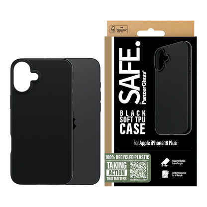 SAFE TPU Case Black iPhone 16 Plus