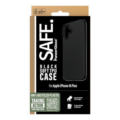 SAFE TPU Case Black iPhone 16 Plus