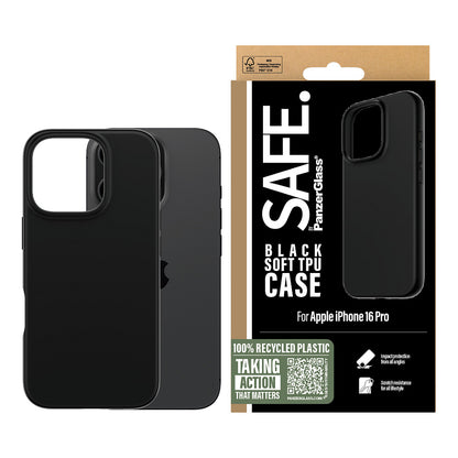 SAFE TPU Case Black iPhone 16 Pro