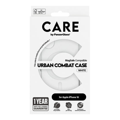 CARE Case Flagship White MagSAFE iPhone 16