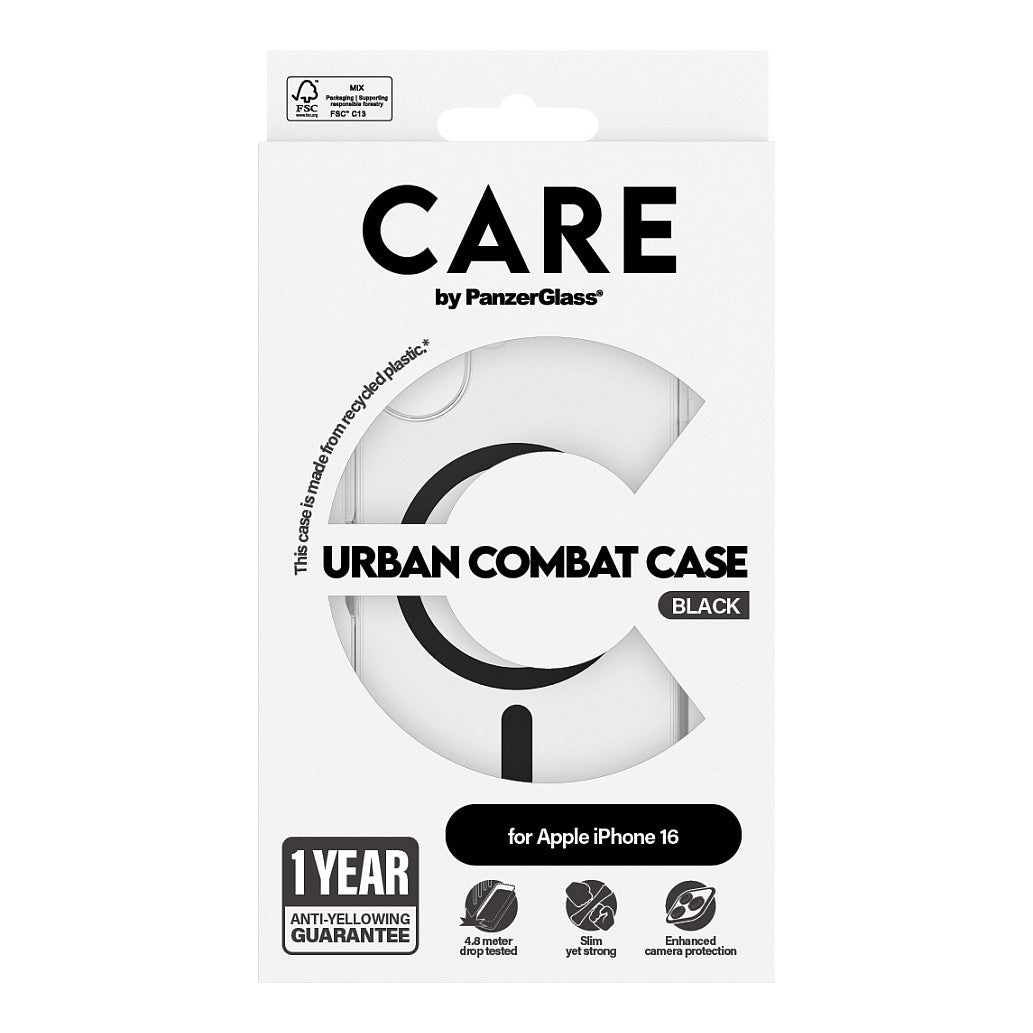 CARE Case Flagship Black MagSAFE iPhone 16