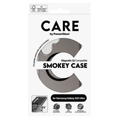 CARE Flagship Case Smokey/Black QI Compatible Galaxy S25 Ultra