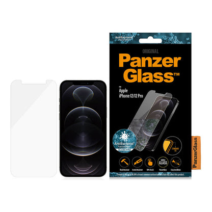 PanzerGlass iPhone 12/ 12 Pro. Antibakt.. Standard fit
