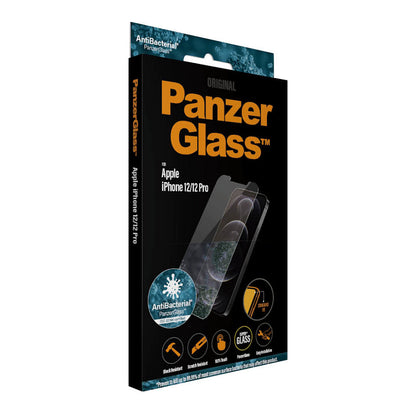PanzerGlass iPhone 12/ 12 Pro. Antibakt.. Standard fit
