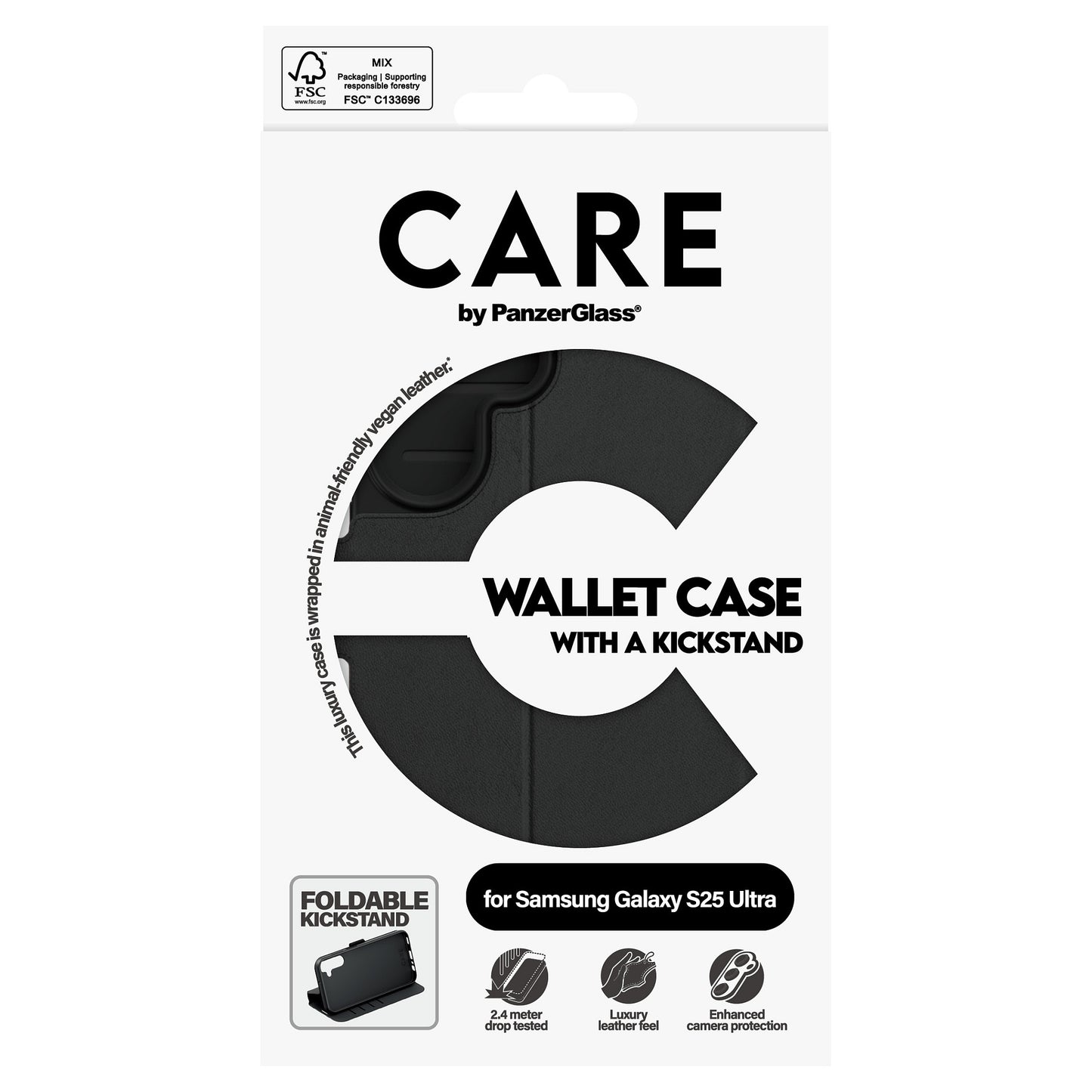 CARE Feature Wallet Case w. Kickstand Samsung Galaxy S25 Ultra