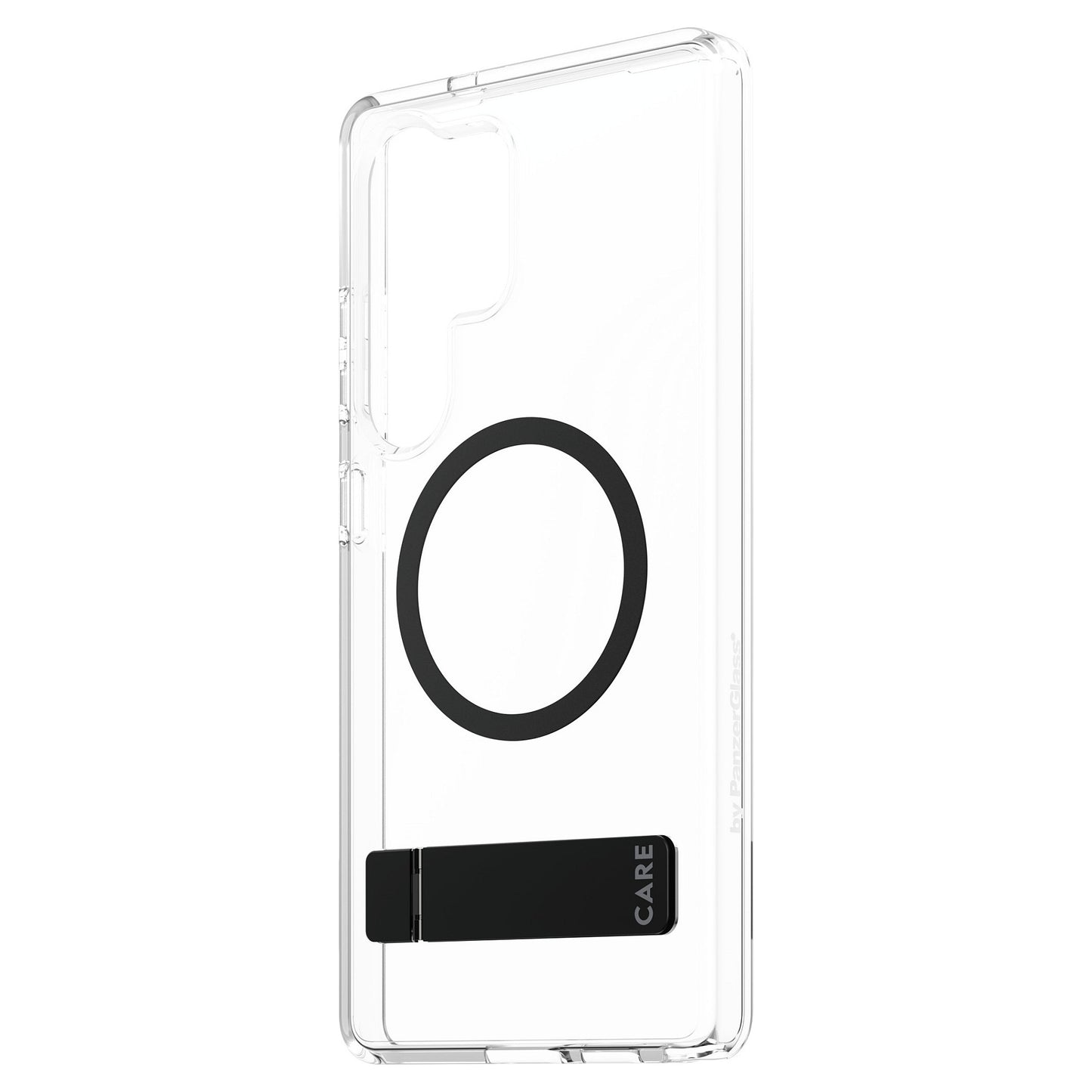 CARE Feature Case Clear w. Kickstand & QI Galaxy S25 Ultra