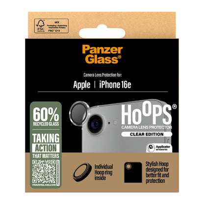 PanzerGlass Hoops Camera Protector. clear iPhone 16e