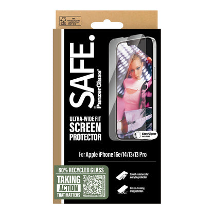 SAFE Screen Protector UWF iPhone 16e. 14. 13. 13 Pro