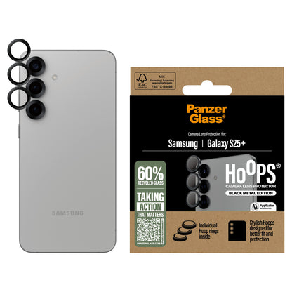 PanzerGlass Hoops Black Lens Protector Samsung Galaxy S25 Plus