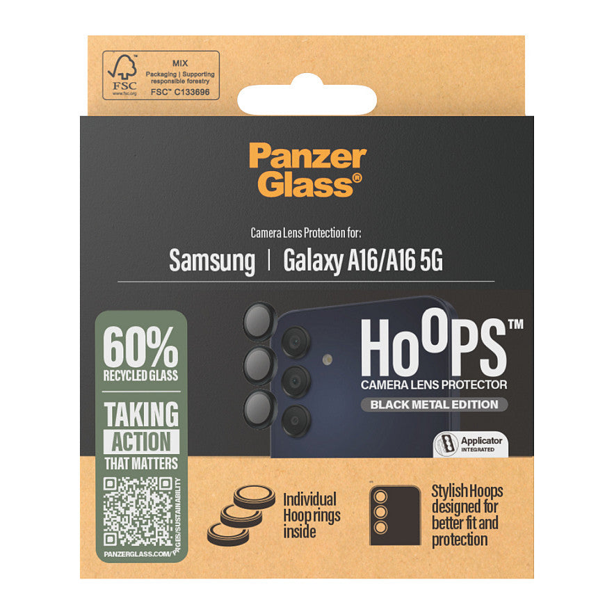 PanzerGlass Hoops Black Lens Protector Samsung A16