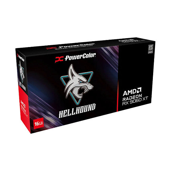 RX 9060 XT 16GB Powercolor Radeon Hellhound OC GDDR6 3 Fan