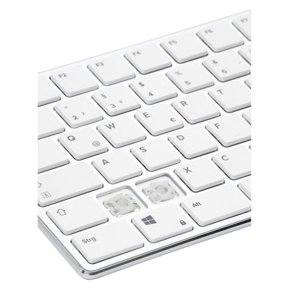 Speedlink Tastatur RIVA Slim Metal Scissor. weiss retail