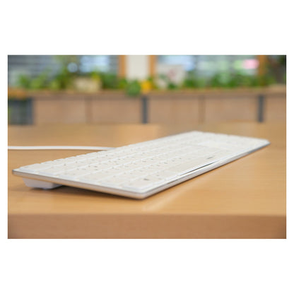 Speedlink Tastatur RIVA Slim Metal Scissor. weiss retail