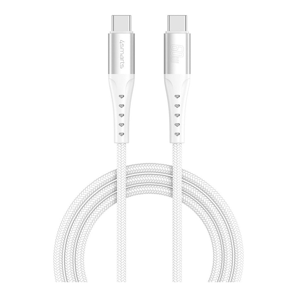 4smarts USB-C Kabel PrimeCord 60W 1.5m. wei