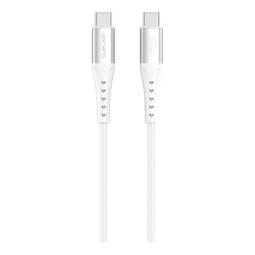 4smarts USB-C Kabel PrimeCord 60W 1.5m. wei