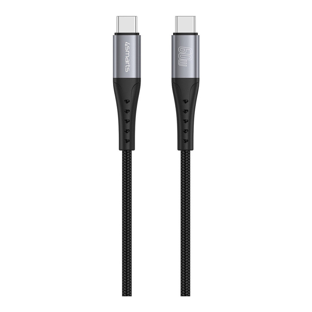4smarts USB-C Kabel PrimeCord 60W 1.5m. schwarz