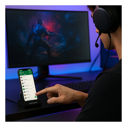 4smarts Ladestation VoltDock USB-C 60W. grau