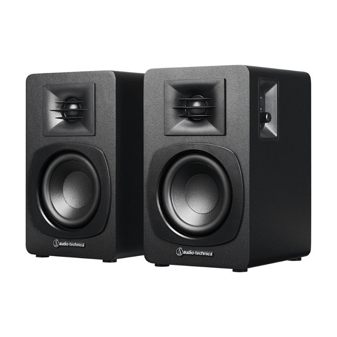 Audio Technica Aktive Regallautsprecher AT-SP3X (schwarz. Bluetooth 5.3)