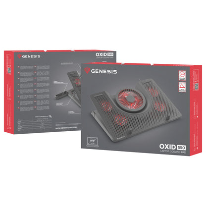 Genesis Notebook Kühler OXID 550 (15.6"- 17.3")