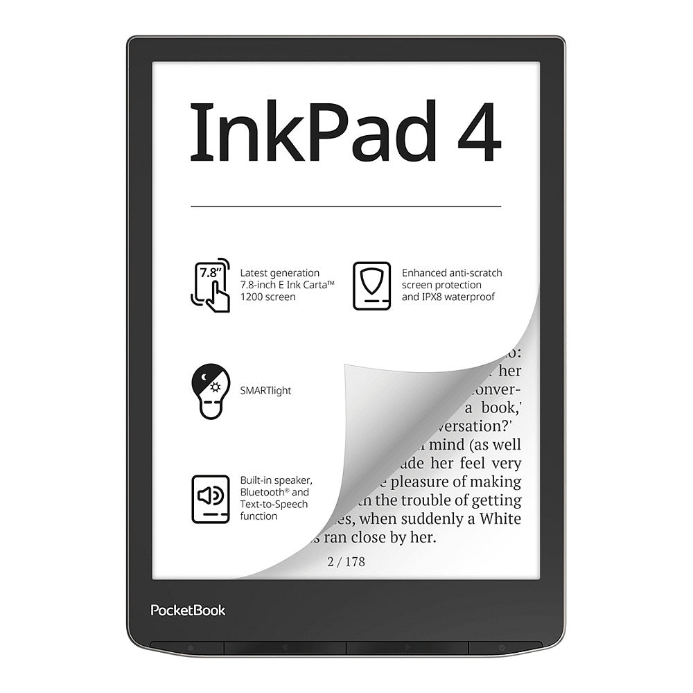 PocketBook InkPad 4 Stardust Silver DACH-Version