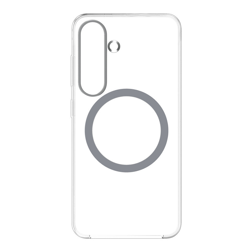 Yuchuan Clear Magnet Case Qi2 fr Galaxy S25. Transparent