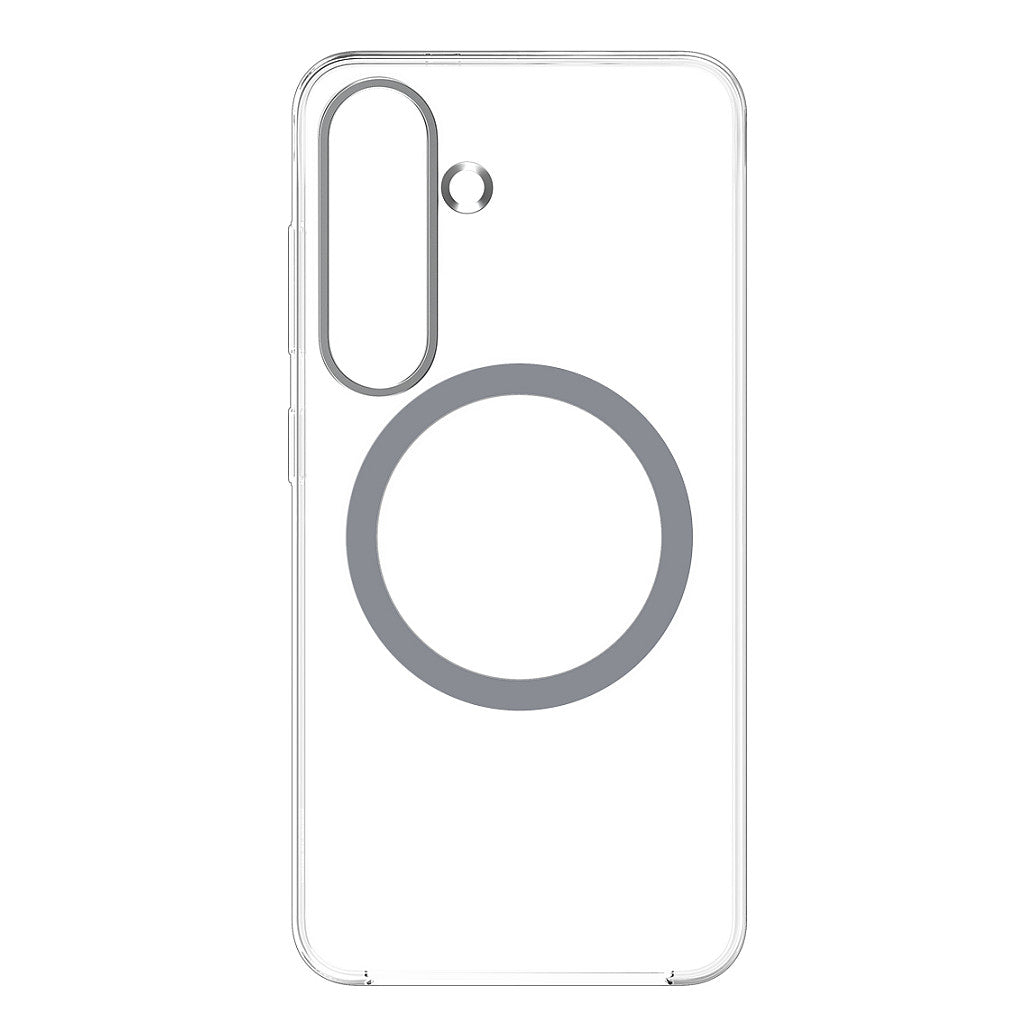 Yuchuan Clear Magnet Case Qi2 fr Galaxy S25. Transparent