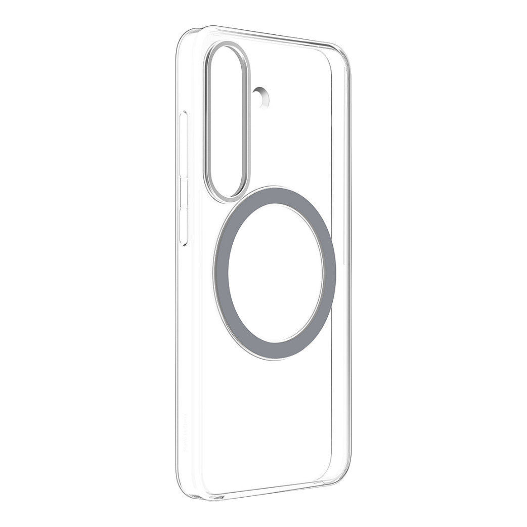Yuchuan Clear Magnet Case Qi2 fr Galaxy S25. Transparent