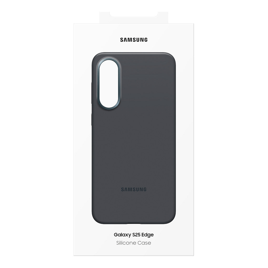 Samsung Silicone Case fr Galaxy S25 Edge. Black