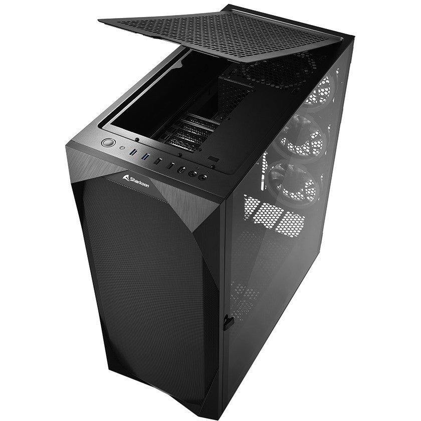 Sharkoon REV300 ATX/E-ATX 2xGlas Black