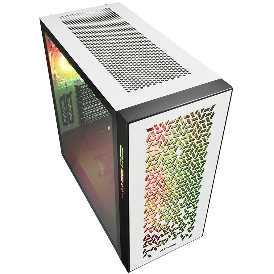 Sharkoon Elite Shark CA300H ATX 2xGlas White