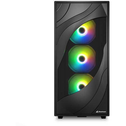 Sharkoon Rebel C80G RGB ATX 1xGlas Black