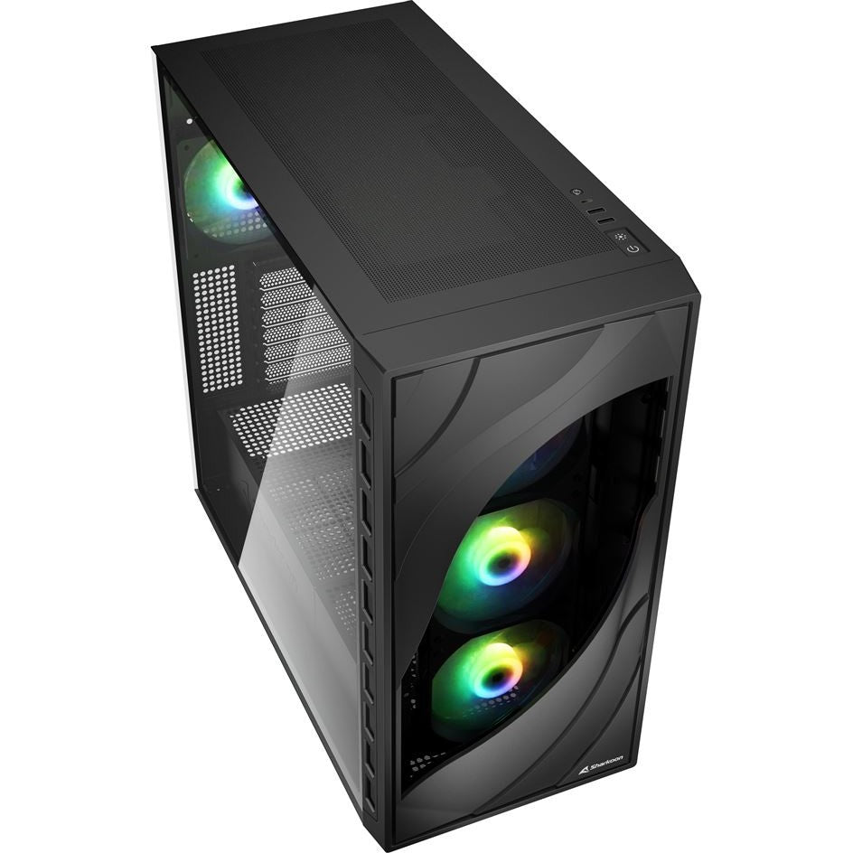 Sharkoon Rebel C80G RGB ATX 1xGlas Black