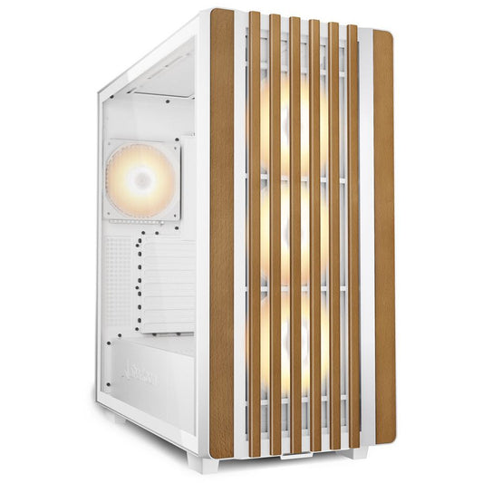 Sharkoon Rebel C70G RGB ATX 1xGlas White